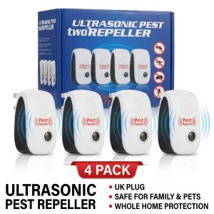 4 Pack Ultrasonic Pest Repeller